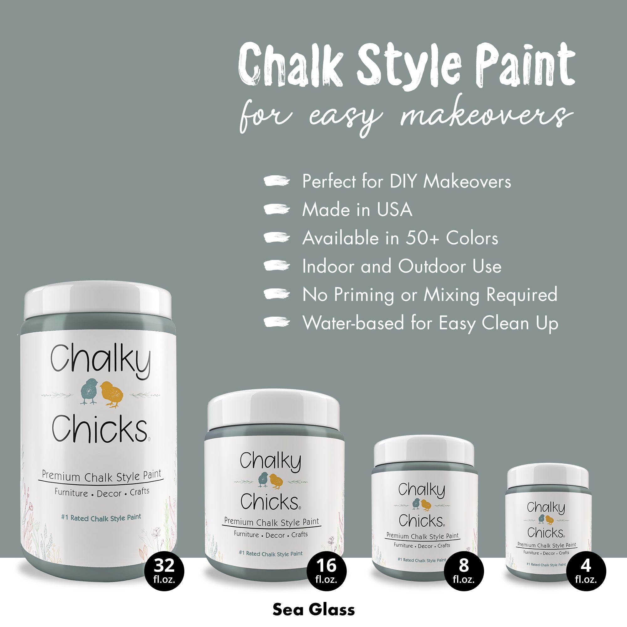 Sea Glass - Premium Chalk Style Paint