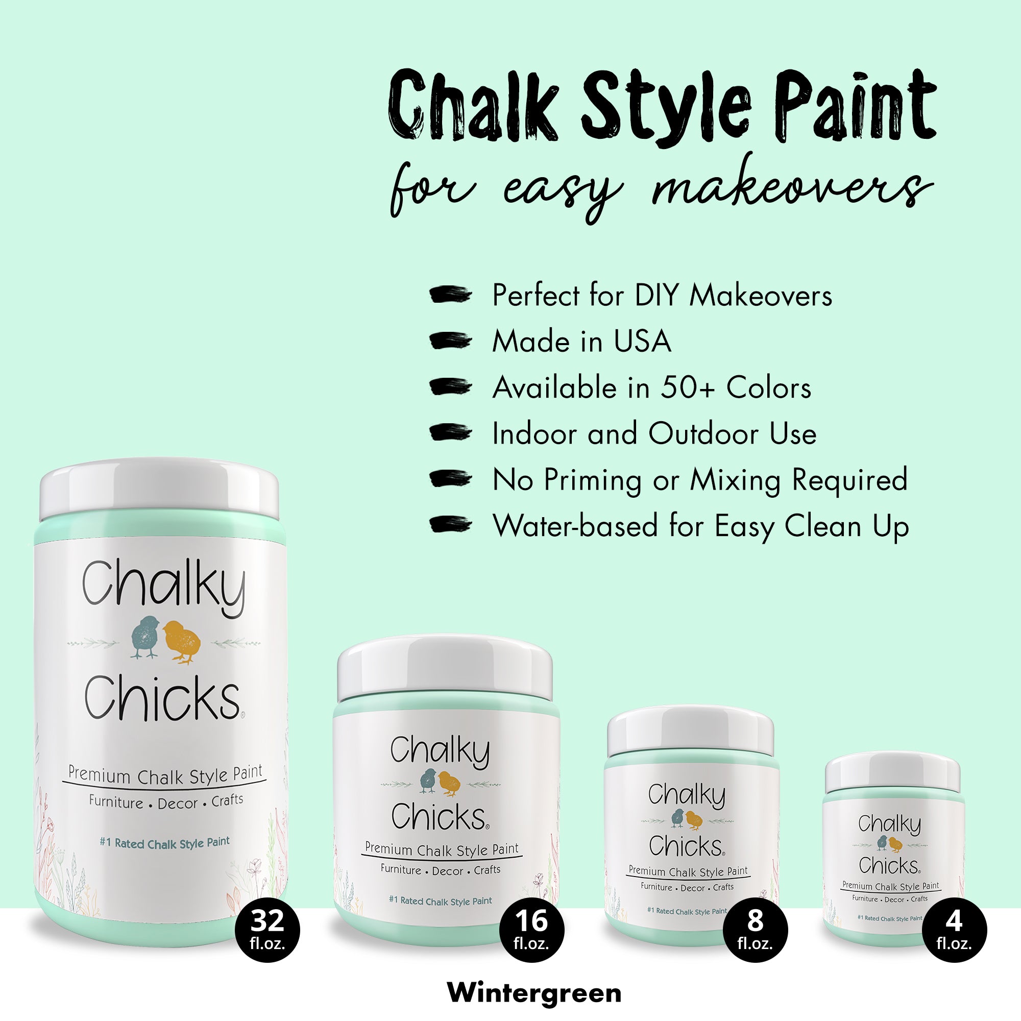 Wintergreen - Premium Chalk Style Paint