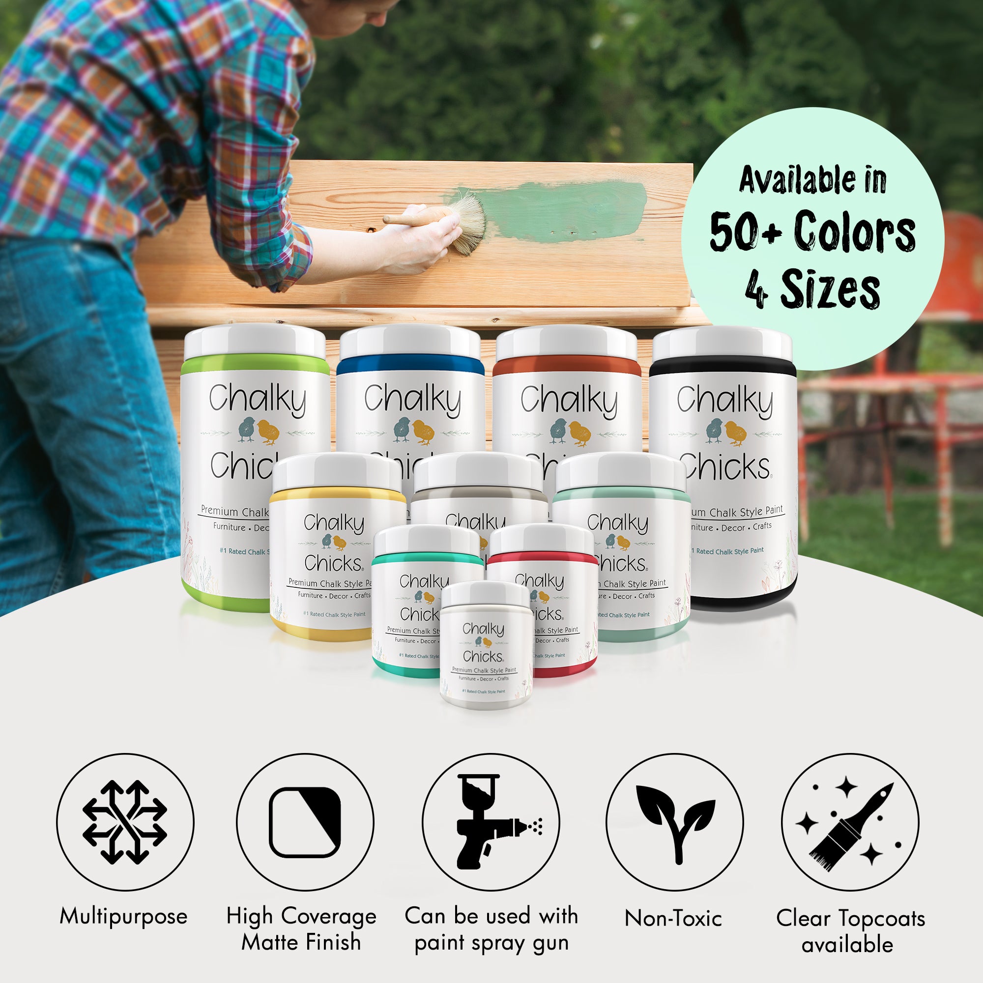 Wintergreen - Premium Chalk Style Paint