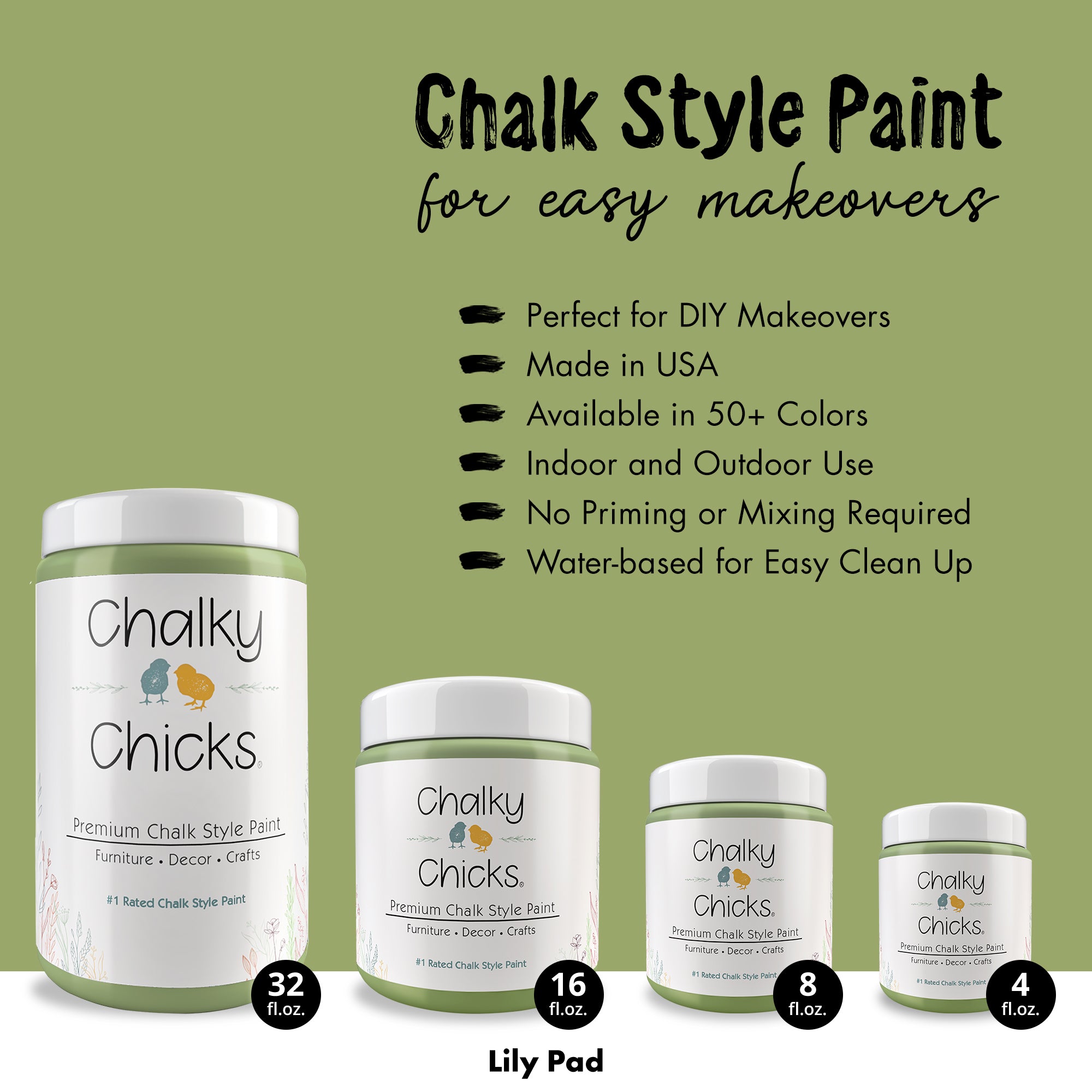 Lily Pad - Premium Chalk Style Paint