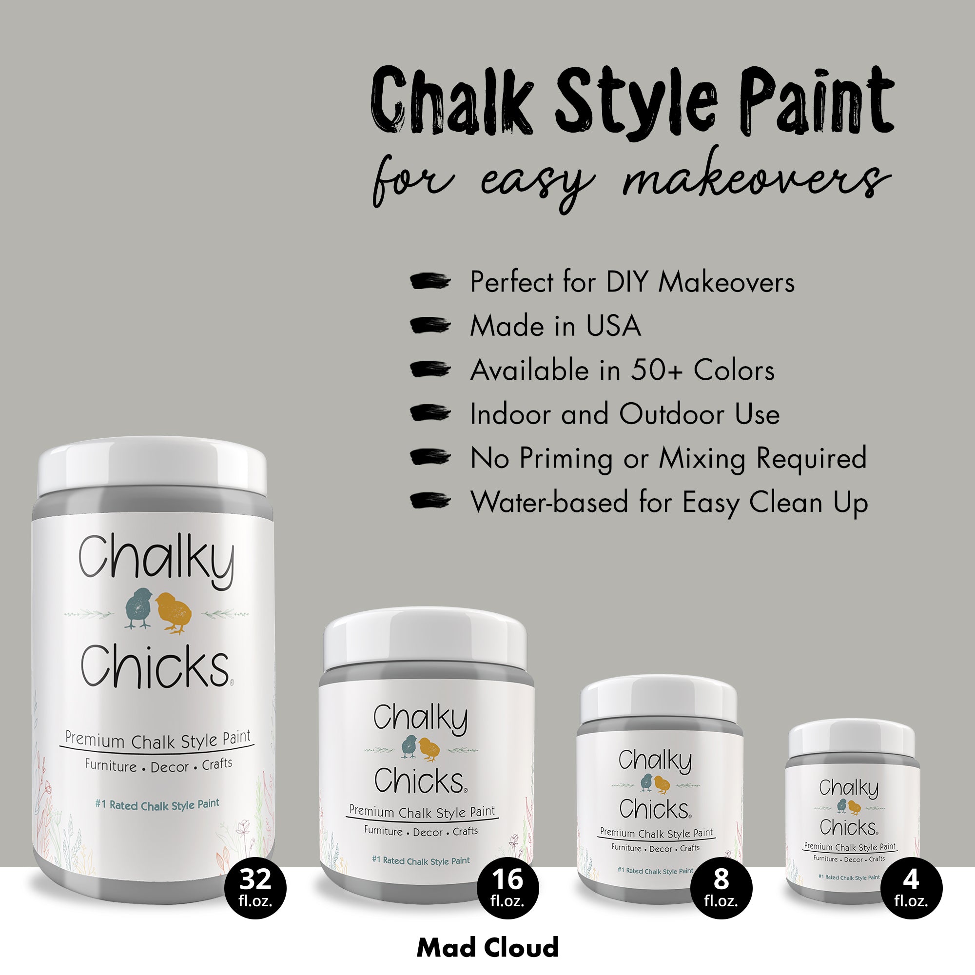 Mad Cloud - Premium Chalk Style Paint