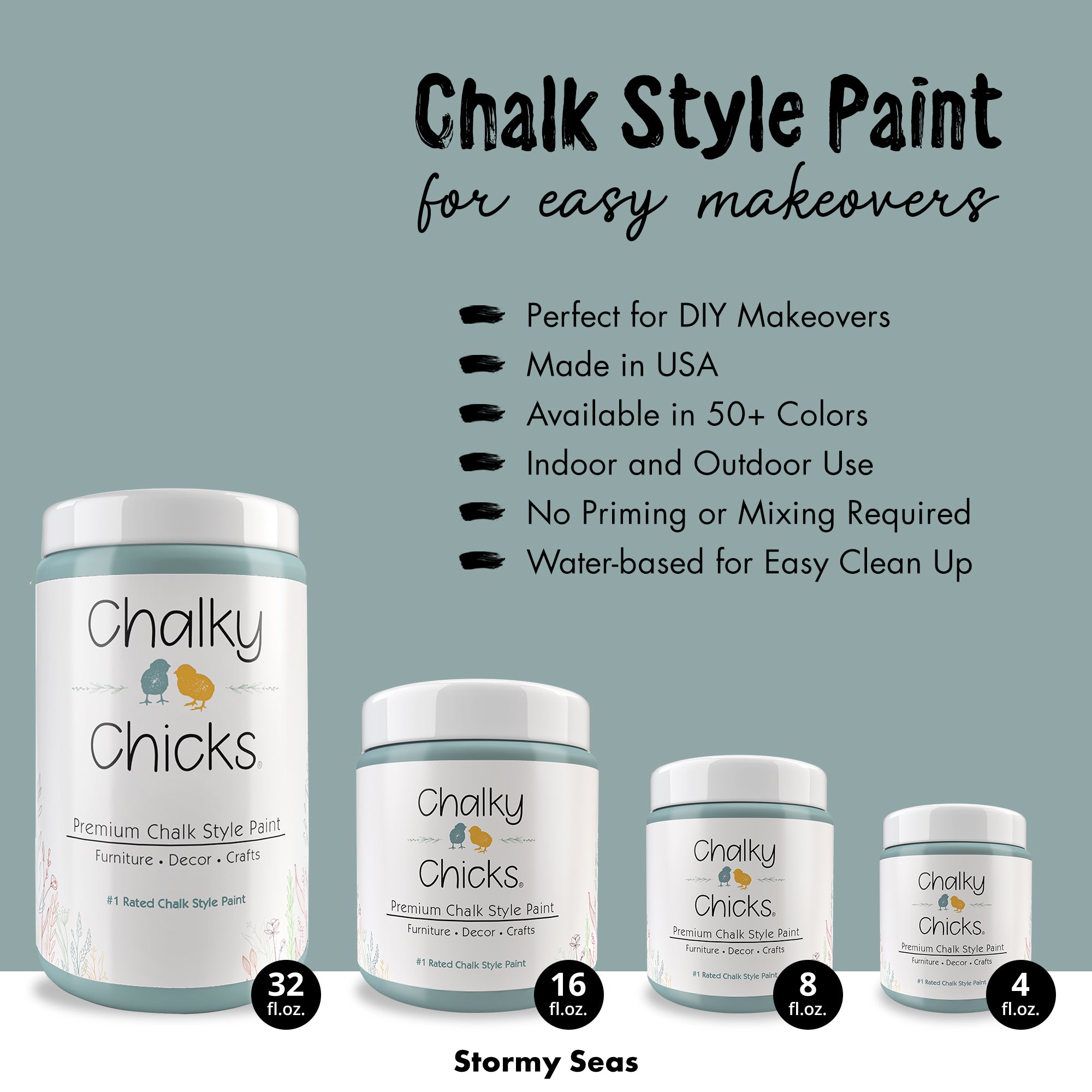 Stormy Seas - Premium Chalk Style Paint