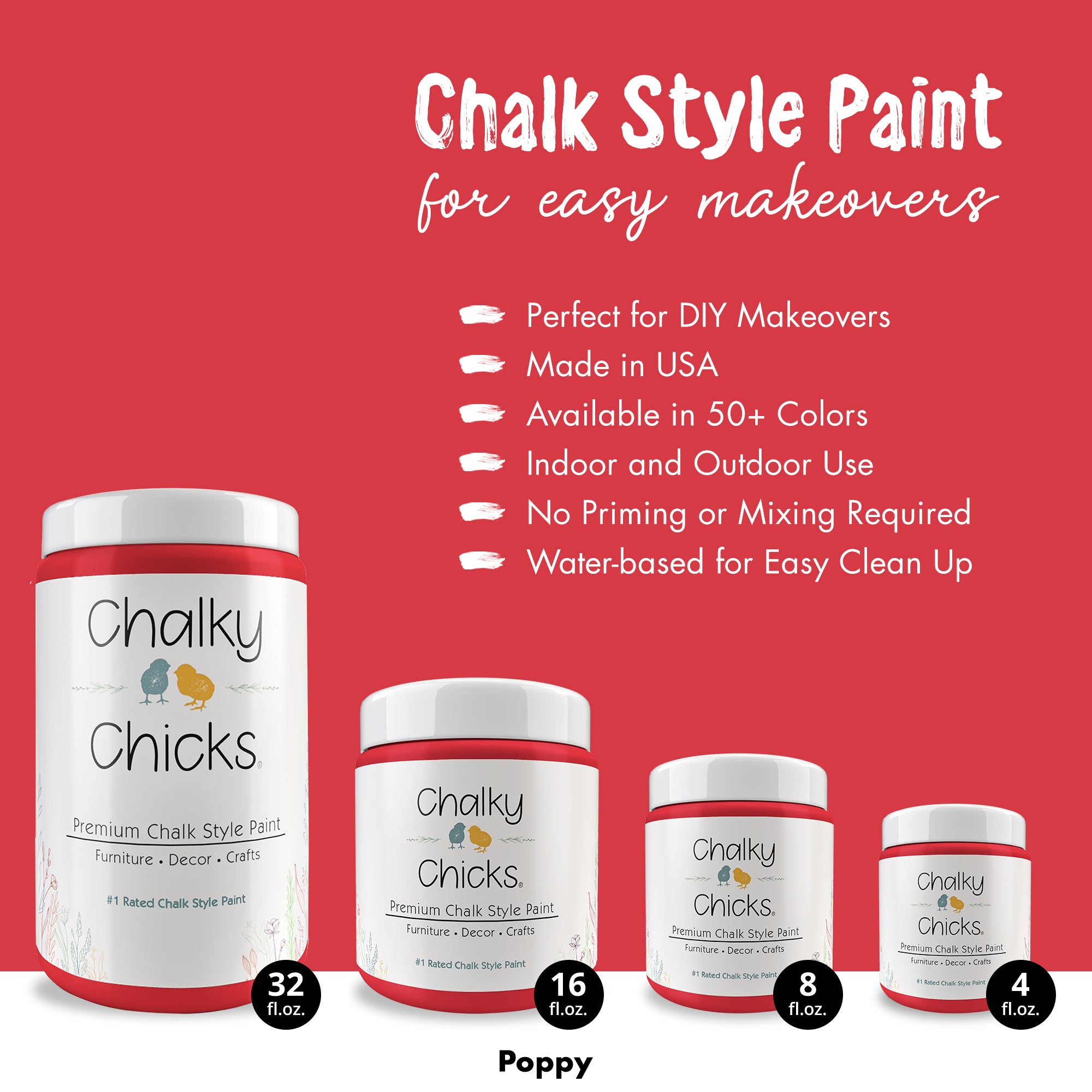 Poppy - Premium Chalk Style Paint