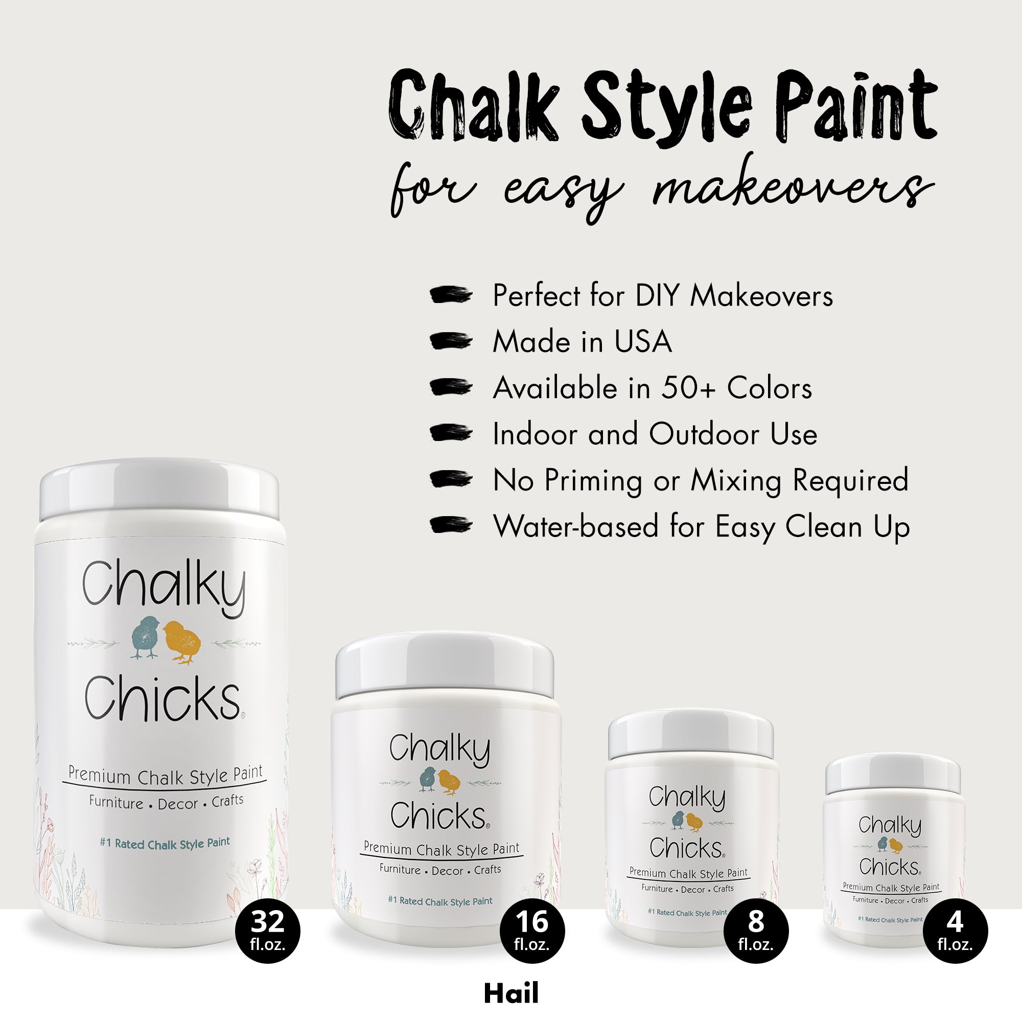 Hail - Premium Chalk Style Paint