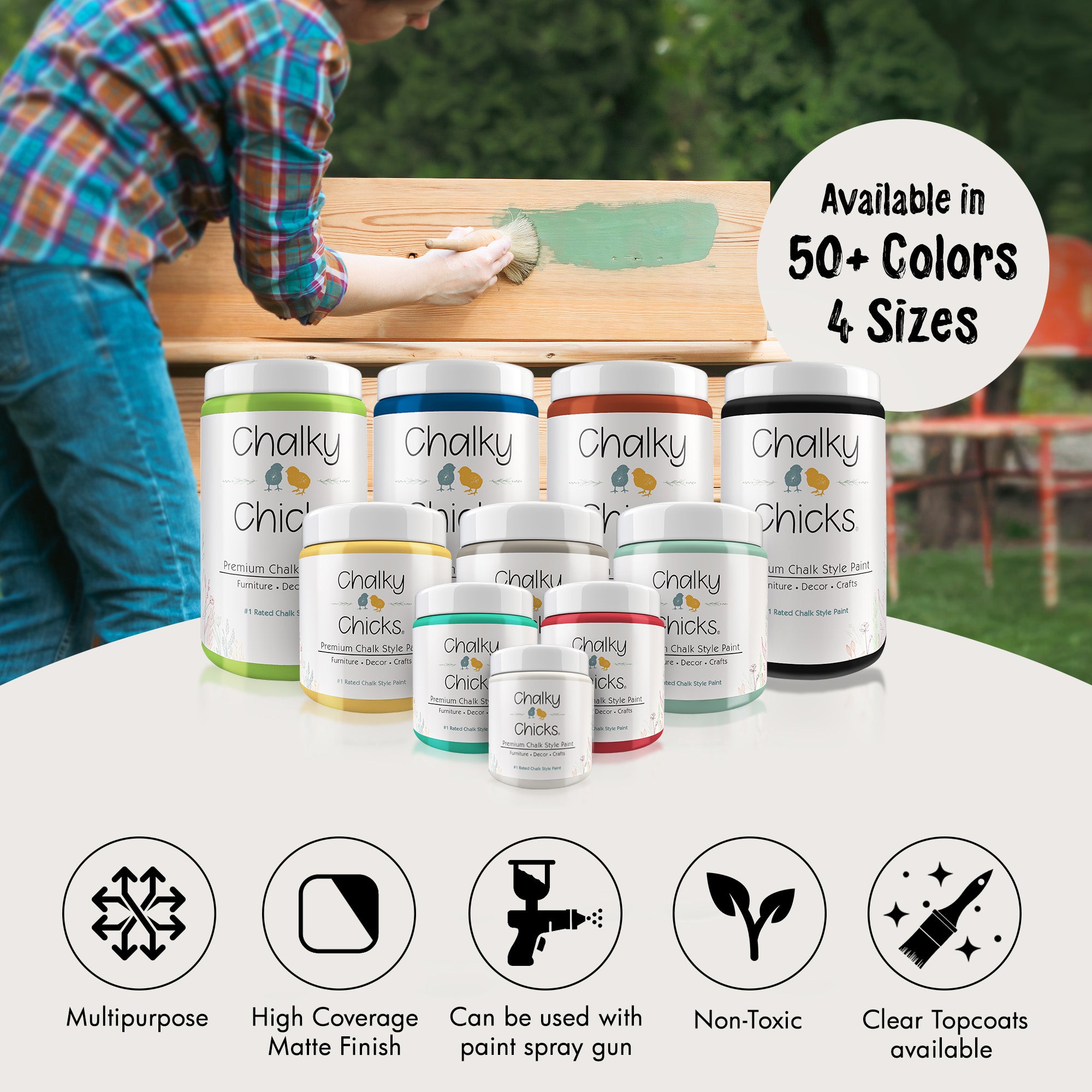 Hail - Premium Chalk Style Paint