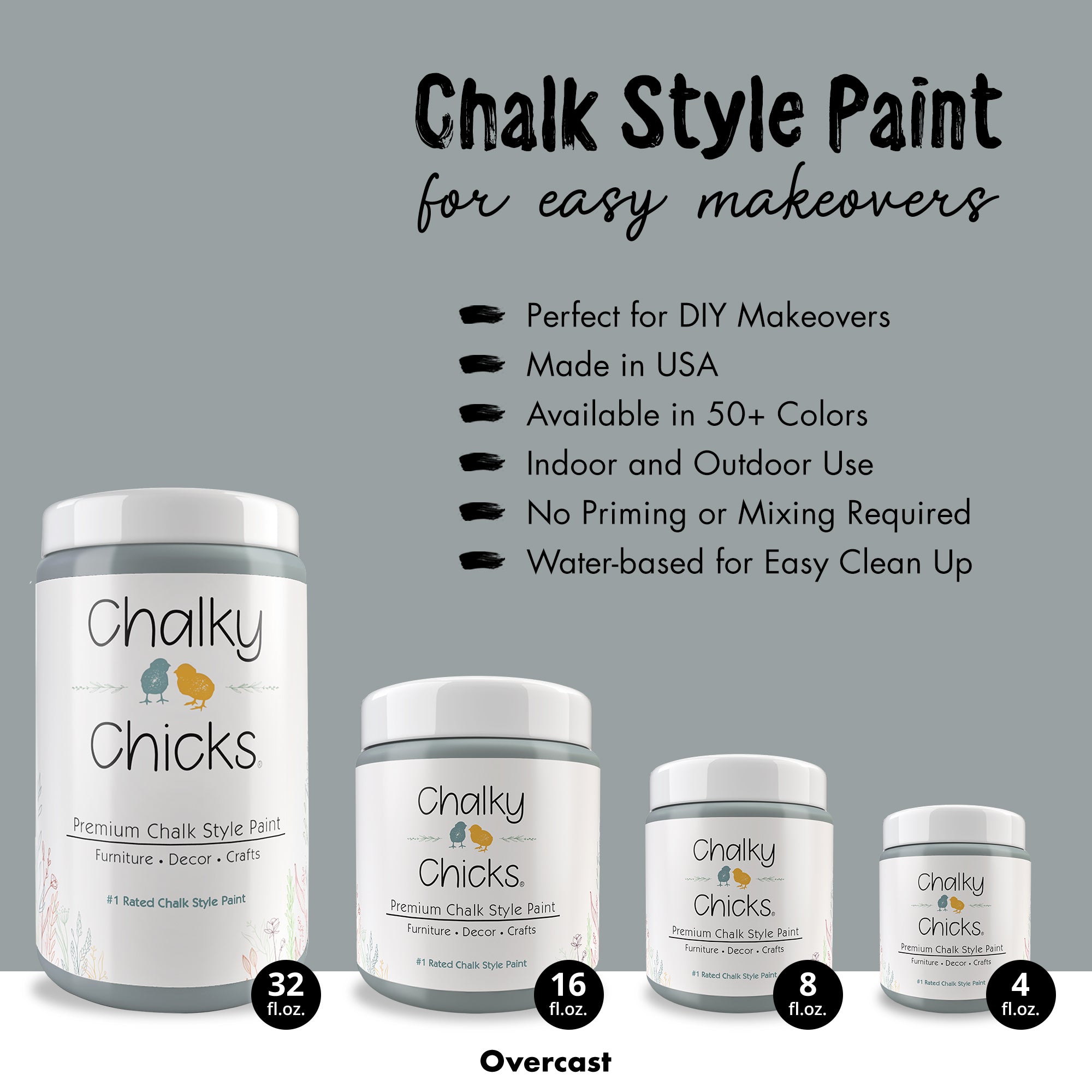 Overcast - Premium Chalk Style Paint