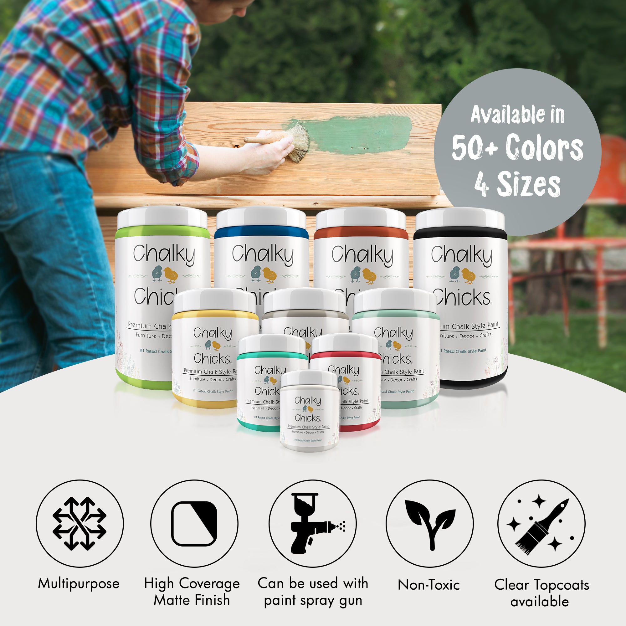 Overcast - Premium Chalk Style Paint