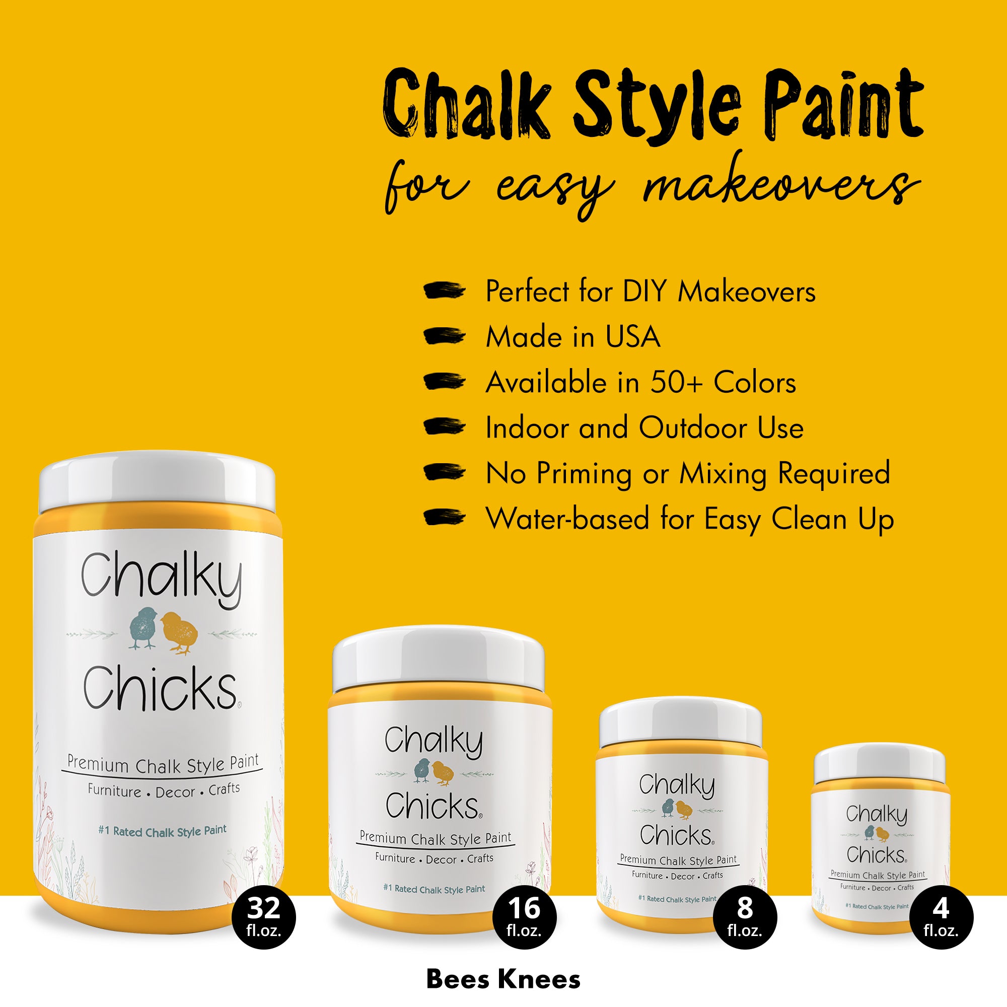 Bees Knees - Premium Chalk Style Paint