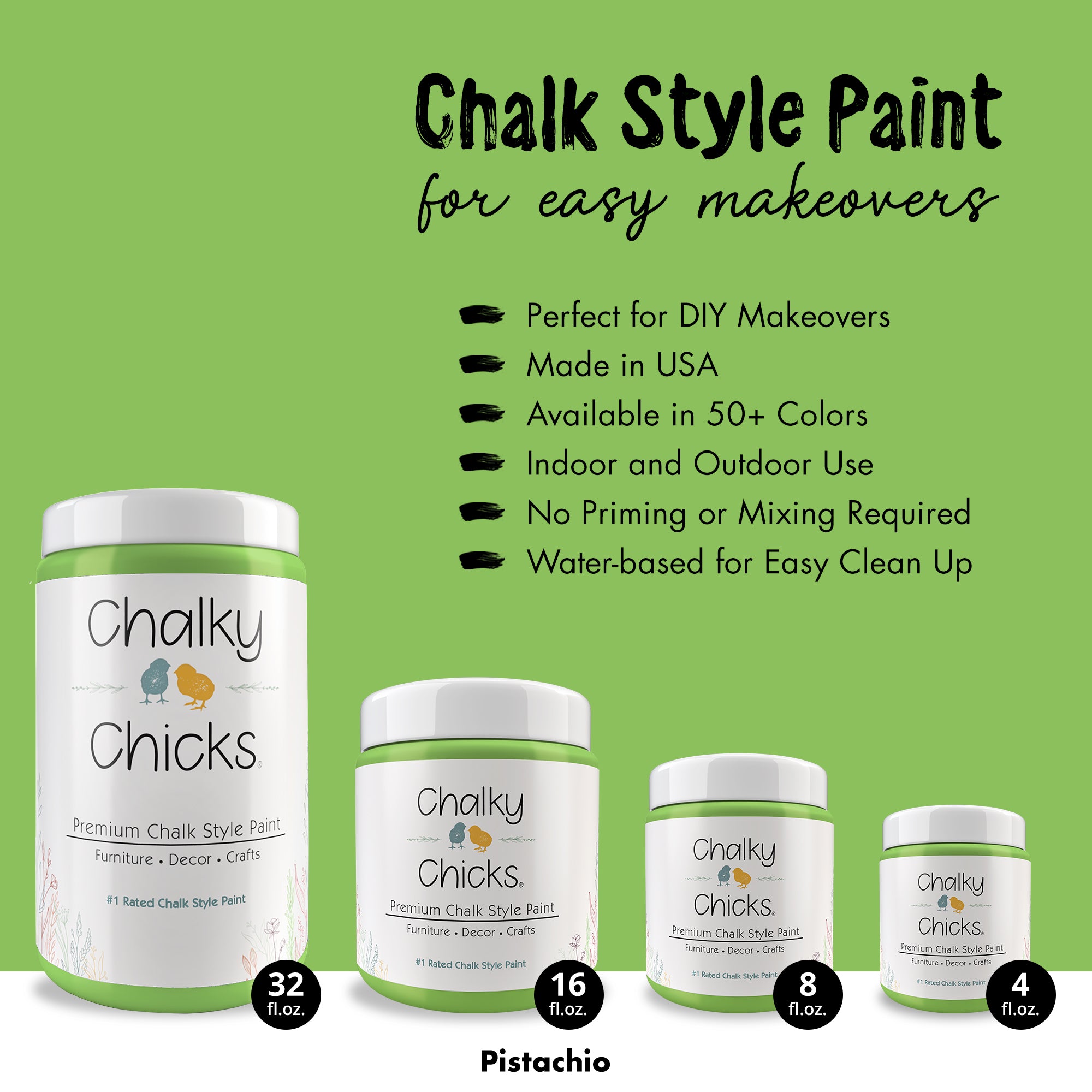 Pistachio - Premium Chalk Style Paint