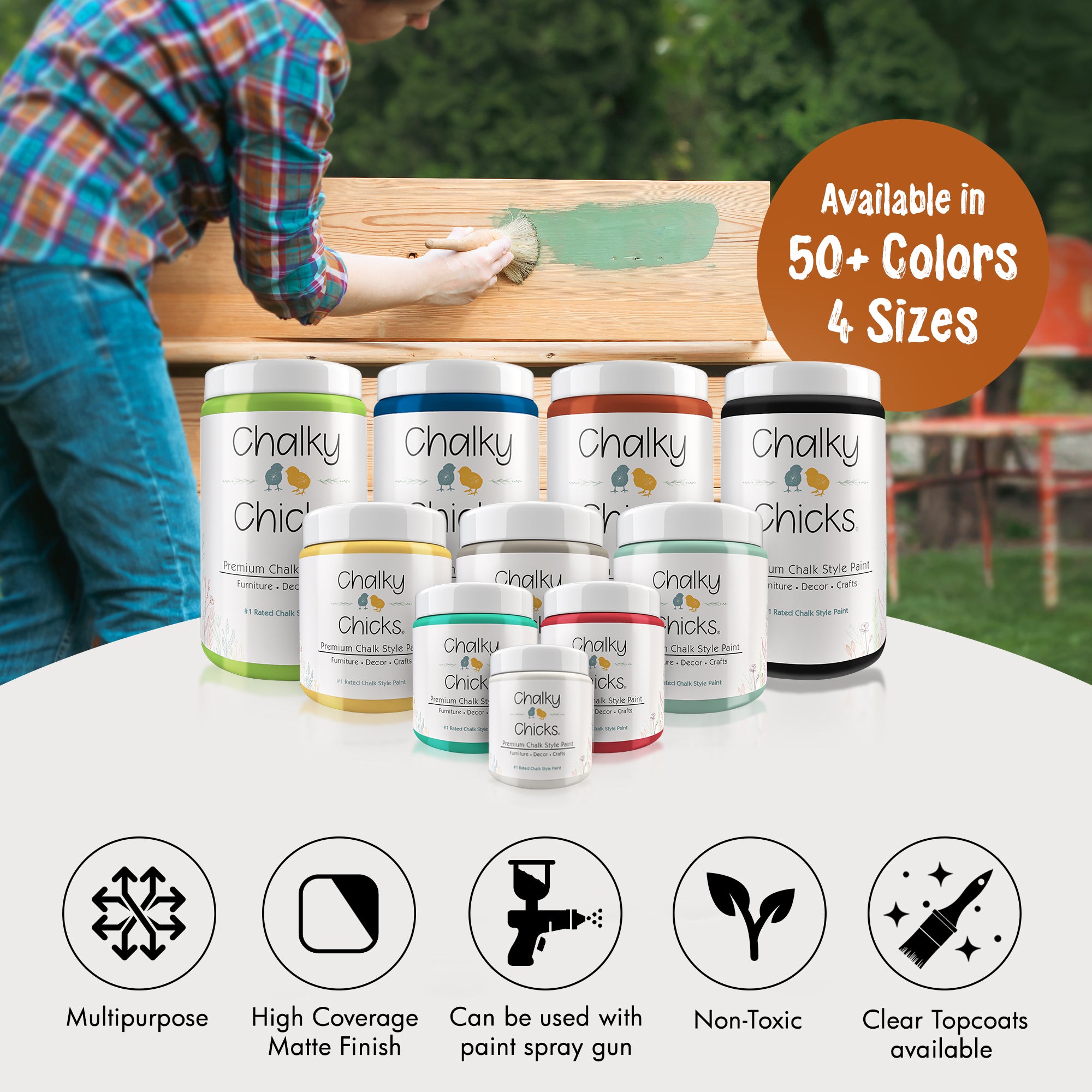 Acorn - Premium Chalk Style Paint