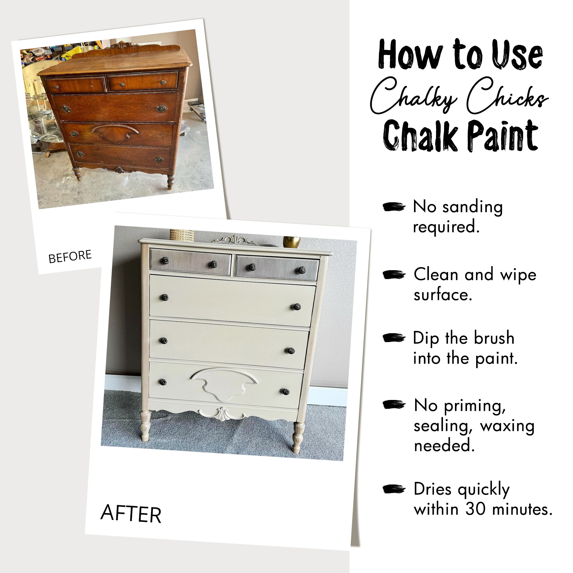 Olivewood, Premium All-In-One Chalk Paint for DIY’ers and Pro's